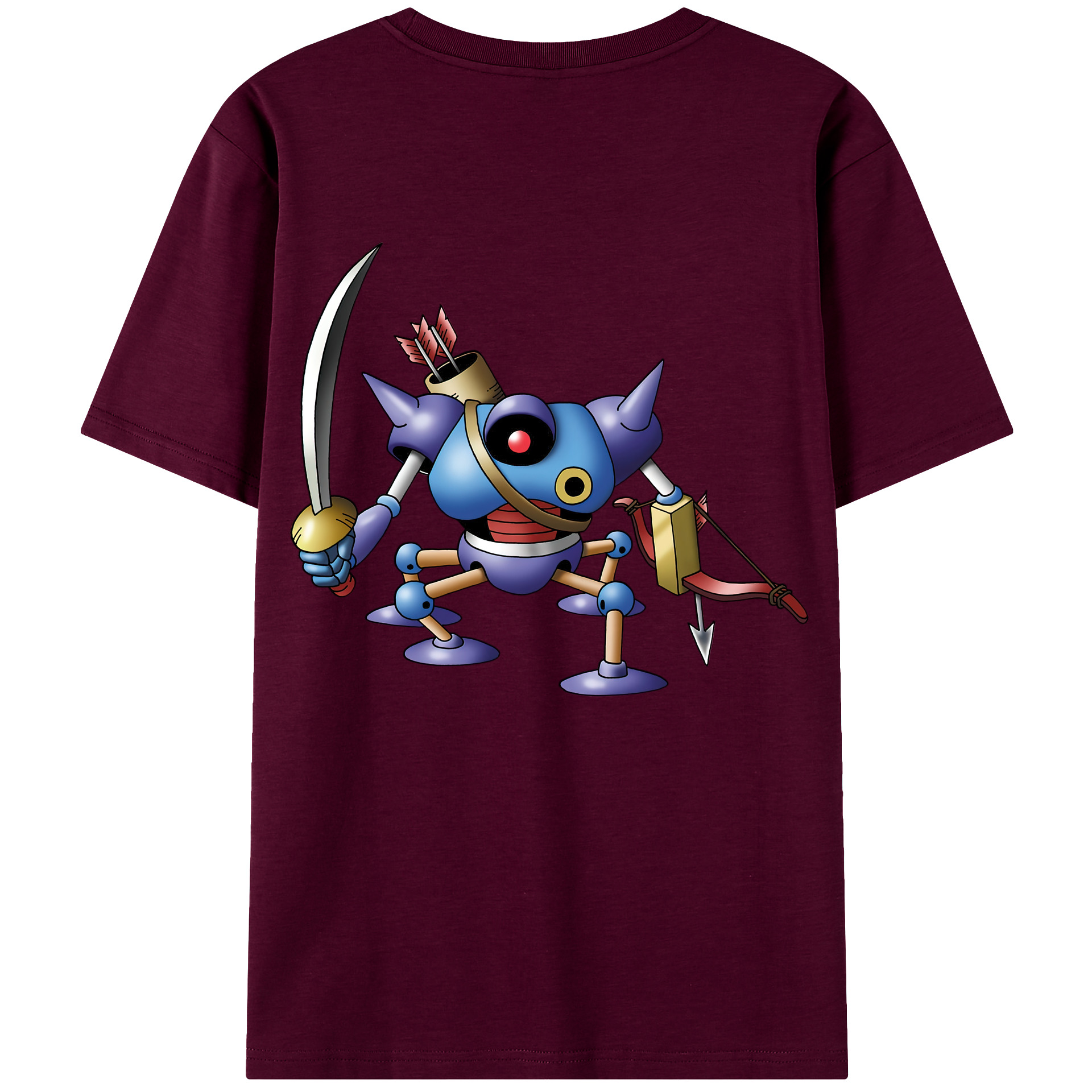 （画像用） ドラゴンクエスト Doragon Kuesuto Dragon Quest レディース半袖Tシャツ(バックプリント)
